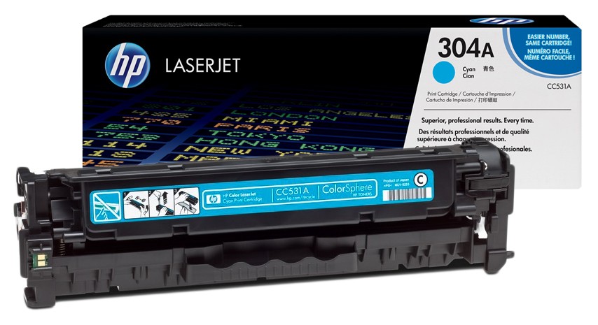 HP CC531A (304A)